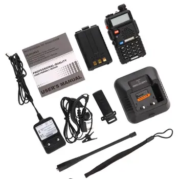 BaoFeng walkie talkie UV-5R două fel de radio cb versiune de upgrade baofeng uv5r 128CH 5W VHF UHF 136-174Mhz & 400-520Mhz