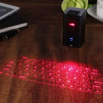 Laser virtuală Tastatura Bluetooth Proiector Telefon android Și Mouse-ul cu Laser Keyboard Proiecție Wireless Laser Keyboard F1