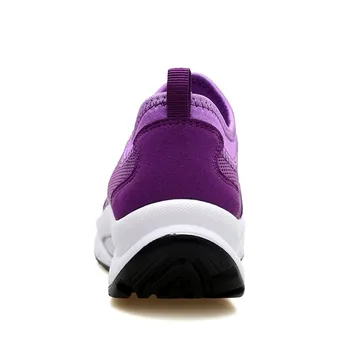 LIN REGELE Confortabile pentru Femei Pantofi Casual Moda Respirabil Funcționare, Mersul pe jos Leagăn Pantofi Doamnelor Alunecare Pe Adidași de Tenis Feminino