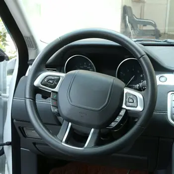ABS Cromat Volan buton capac de Direcție Decor Pentru Range Rover Evoque 2012-2018 Accesoriu