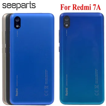 Original Pentru Xiaomi Redmi 7A Redmi7A Spate Carcasa Capac Spate Cu Lentilă aparat de Fotografiat Baterie de Caz Cu Logo-ul de Înlocuire