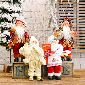 Mos Craciun Papusa Cadou De Crăciun Pom De Crăciun Ornament Crăciun Fericit Decoratiuni Navidad Natal Cadouri De Craciun An Nou Fericit 2021 Noel