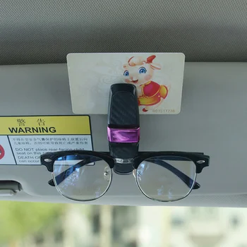 Auto Universal Auto Parasolar Clip Suport pentru ochelari de Soare Ochelari de Card Pen ochelari de soare Clip Accesorii Auto Interior Ochelari de Caz