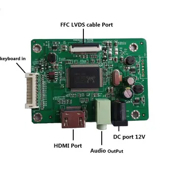 HDMI LCD LED EDP Controler de bord monitor Pentru B140XTN02.4 1366X768 mini card de afișare