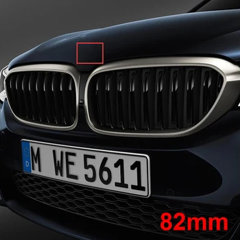 82mm Rotund Emblema Auto Styling Modificat Upgrade Logo Capota Fata Insigna Autocolant pentru BMW, Noul Seria 5 525i 530i 540i 525Li 530Le etc