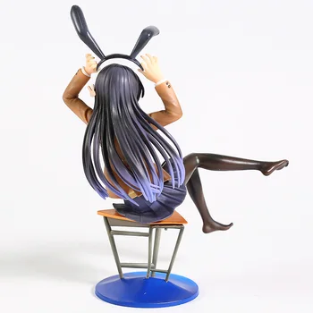 Anime Fata Sakurajima Mai Fata PVC figurina de Colectie Model de Jucărie Drăguț Fată Cifre Anime Cadou De Colectie