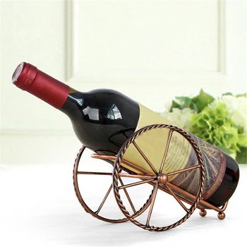 De vânzare la cald Retro Creative Living Cabinet de Vin Decor Vânzare Fierbinte Vin Display Stand Europene Metal Rack de Vin Decor