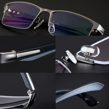 Ochelari de tr90 titan miopie rama de ochelari pentru bărbați ochelari de citit confortabile, rezistente la alunecare ochelari cadru pentru bărbați