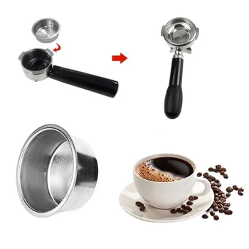 51mm Dublu-Cupa mașină de Cafea Filtru Non-Presiune pentru uz casnic, filtru de cafea accesorii de Bucatarie mașină de cafea părți
