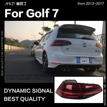 AKD Styling Auto pentru toate modelele VW Golf 7 stopuri 2013-2017 Golf7 Mk7 spate cu LED-uri Lampa cu LED DRL Dynami Semnal Frână Inversă Accesorii auto