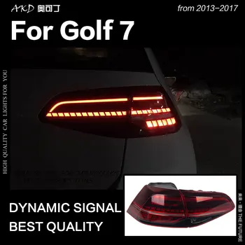 AKD Styling Auto pentru toate modelele VW Golf 7 stopuri 2013-2017 Golf7 Mk7 spate cu LED-uri Lampa cu LED DRL Dynami Semnal Frână Inversă Accesorii auto