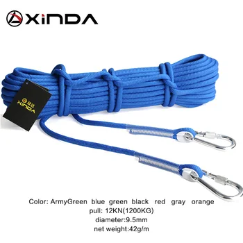 XINDA 10M Profesionale de Alpinism Cablul de Drumeții în aer liber Accesorii Coarda 9,5 mm Diametru 2600lbs de Înaltă Rezistență Cablu Frânghie de Siguranță