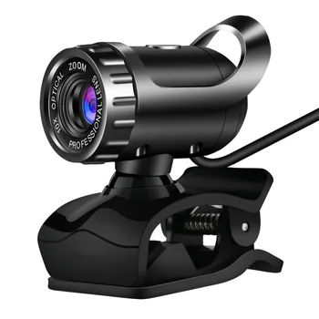 Jeleu Pieptene 360 de Grade USB Webcam Video Digitală de Înaltă Definiție Webcamera cu Microfon Clip-on pentru Skype Desktop-ul Calculatorului