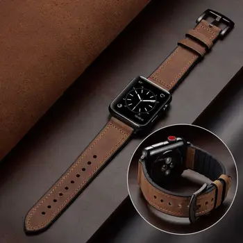 Silicon+curea din Piele pentru Apple watch band 44mm 40mm iWatch 42mm 38mm inteligent watchband bratara pentru Applewatch serie 5 4 3 6 SE