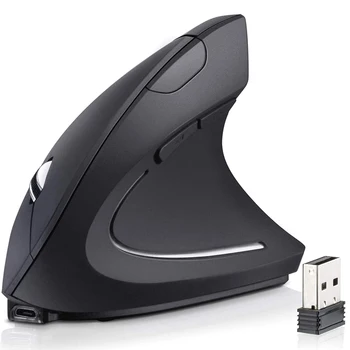 Reîncărcabilă Ergonomic Mouse-ul fără Fir, cu 3 800/1200/1600 DPI Reglabil Nivelurile 6 Butoane pentru Calculator, Laptop, PC
