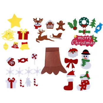 Diy Simțit Pom De Crăciun Decoratiuni Handmade Pentru Copii Pom De Crăciun Diy Acasă Festivalul De Decor Petrecere Consumabile