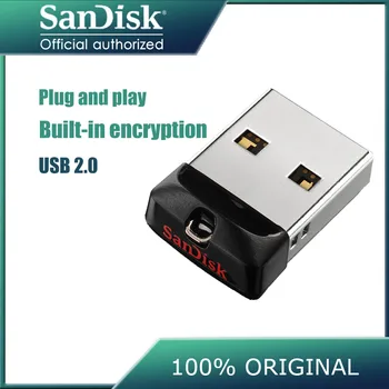 SanDisk mini black USB Flash Drive 32GB 8GB Pendrive 16GB Memory Stick Pen drive 64GB Usb Stick mic disc U cel mai bun cadou