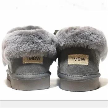 Pantofi Femei 2020 New Sosire Genuine piele de Oaie Piele de Femeie Zăpadă Cizme Blana Naturala pentru Femei Cizme Cald Lână Cizme de Iarna