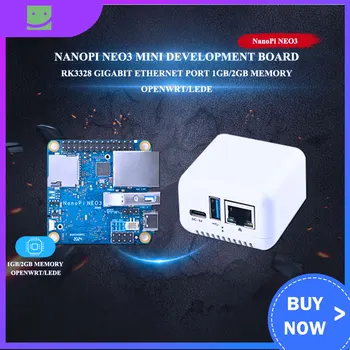 NanoPi NEO3, RK3328 port Gigabit Ethernet 1GB 2GB de memorie OpenWrt/LEDE dropship