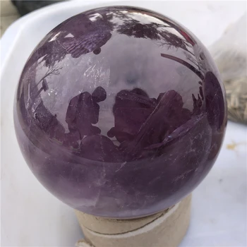 1 buc pe la 9-10cm naturale ametist cuart sferă și minerale amethys glob de cristal cadou meditatie de vindecare a risipi energie negativă