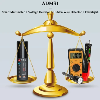 Mini Multimetru Digital BSIDE S1 3 1 DC Voltmetru+STABILITATEA Indicator Detector de Șurubelniță Sârmă Tester Metru