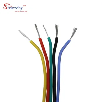 28AWG 50m Silicon Flexibil Cablu de Sârmă 5 Mix de culoare caseta 1 caseta 2 pachet Conserve de Cupru toroane Cabluri Electrice de BRICOLAJ