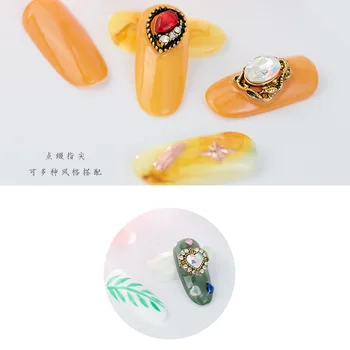 10 buc Nou Japonez Nail Art Varietate de aliaj de bijuterii de Epocă cu diamante de decorare arta de unghii Unghii bijuterii pietre