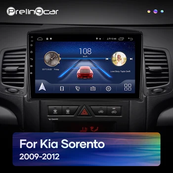 Prelingcar 4G 64G 4G Lte Sistem de Auto Ecran Tactil IPS Stereo Pentru KIA Sorento 2 2009 10 11 12 ani Android 10.0 sistem de navigație