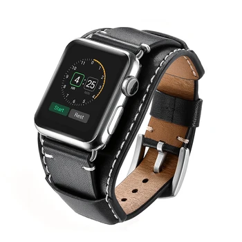 Curea pentru iwatch am ceas Piele pulsera correa pentru Apple Watch band 38mm 40mm 42mm 44 mm banderola Serie 1/2/3/4/5 pulseira centura