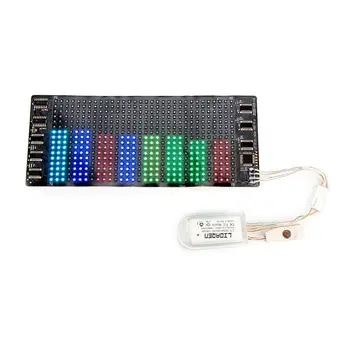 RGB7 culoare LED lampă capac personalizat moment modulul bluetooth pac APP telefon mobil control cu LED-uri lampa de caracter hip hop capac
