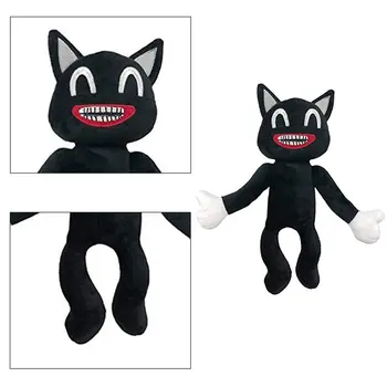 30cm Sirena Cap Jucărie de Pluș Anime Pluș Negru desen Animat Pisică de Pluș Papusa de Groaza Sirenhead Peluches Jucării pentru Copii Cadou de Crăciun