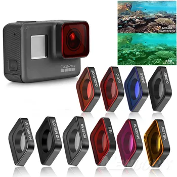 UV CPL Începe ND4 ND8 ND16 ND32 Densitate Neutră Filtru aparat de Fotografiat, Obiectiv Kit Protector pentru GoPro Hero 5 6 7 Camera de Acțiune Accesorii