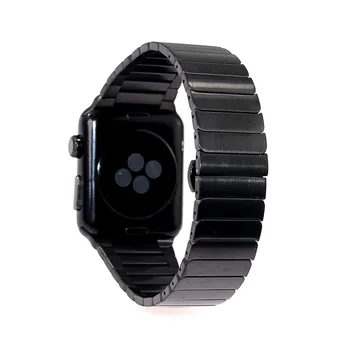 Mare Albastru brățară Brățară pentru Apple Watch SE 5 Band Seria 6 5 4 3 40mm 44mm din Otel Inoxidabil Curea de Afaceri pentru iWatch 6 38mm 42mm