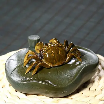 ȘORȚULEȚ Lut Violet Culoare Schimbare Crab Ceai de Companie Gust de Ceai din Ceramica Ceremonia de Ornamente, Decorațiuni interioare, Accesorii