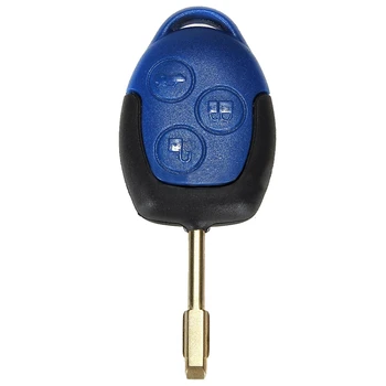 Albastru 3 butonul de acoperire coajă cheie de control de la distanță de corp și taste pentru ford transit