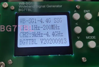 De BG7TBL WB-SG1 9K-4.4 G/1Hz-200M Generator de Semnal -40dBm~+13dBm RF de Înaltă Frecvență cuptor cu Microunde