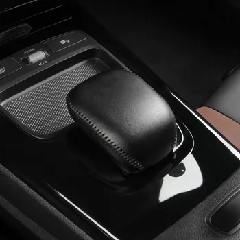 Piele Pentru Mercedes Benz Clasa a W177 A180 A200 A35 AMG 2019+ Masina Centrală, Mouse-ul Schimbătorului de Viteze Cap Garnitura Capac Autocolant