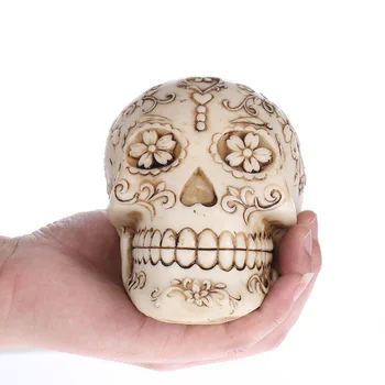 VILEAD Decor Acasă Rășină Craniu Accesorii Handmade Sculptura Statuie Decor de Halloween Model de Cărți de Artă Cadou Ziua de nastere Prezent
