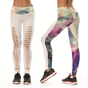 Digital 3D tipărite gol afară jambiere pentru femei sexy 2019 streetwear fitness culturism sexy glezna-lungime pantaloni skinny