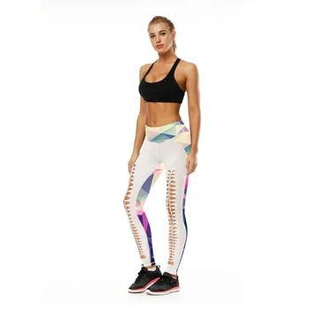 Digital 3D tipărite gol afară jambiere pentru femei sexy 2019 streetwear fitness culturism sexy glezna-lungime pantaloni skinny
