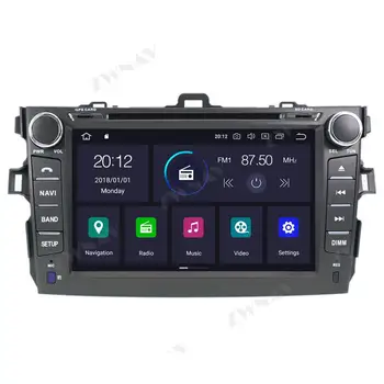 2 din 2007 2008 2009 2010 2011 2012 2013 Pentru Toyota Corolla Android 10.0 player audio video, Radio navi GPS șeful unității auto stereo