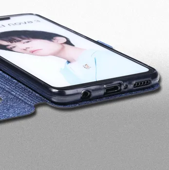 Fereastra de vizualizare Flip Cover pentru Huawei Honor 8x Caz Magnetic din Piele de Caz pentru Huawei Honor 8x Max Protecție Telefon Sac Moale Cazuri