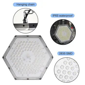 Fagure de miere LED-uri de Înaltă Bay Lumină 100/300W Industriei Ușoare Garaje Lampa Lumina Strada Miniere Lumini Plafon Atelier de Iluminat 220V