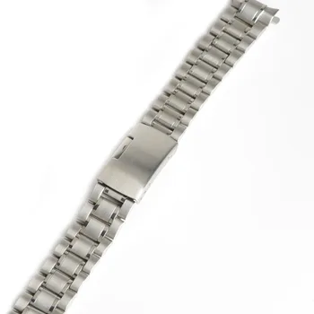 18mm 20mm 22mm 24mm Curea din Otel Inoxidabil Argintiu Ceas de mână Brățară Cu Incuietoare Pliere Fierbinte Bărbați Femei Metal Watchband