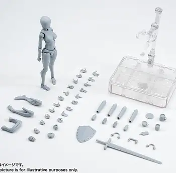Original, de Înaltă Calitate, CORP KUN Takarai Rihito CORPUL CHAN Raie Desen Figura DX BJD Culoare Gri PVC Acțiune de Colectie Model de Jucărie