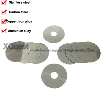 XQuest Carbură Solidă Circulare de Ferăstrău 20 mm 30t 36t carbură de Tungsten din oțel văzut bladers grosime 0.2 mm, 0,5 mm, 1 mm, 2.5 mm, 3mm, 4mm