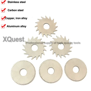 XQuest Carbură Solidă Circulare de Ferăstrău 20 mm 30t 36t carbură de Tungsten din oțel văzut bladers grosime 0.2 mm, 0,5 mm, 1 mm, 2.5 mm, 3mm, 4mm