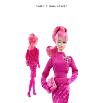 De-a 60-a Aniversare Papusa Barbie Originale cu Mândrie Roz Papusa Jucarii Fete Barbie Haine pentru Papusa Jucării pentru Fete Jucării pentru bebeluși Papusa Cadou