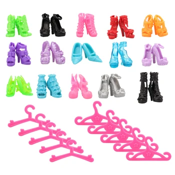 Moda fierbinte 123 Papusa Produse/Set Jucarii Copii =15 Papusa Rochie Aleatoare+108 Păpuși, Accesorii Pantofi, Umerase Pentru Joc Barbie DIY Cadou
