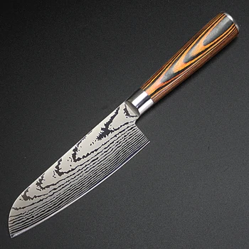 XUAN FENG 5-piesă cuțit de bucătărie din oțel inoxidabil dezosarea chef bucătar cuțit Japonez Santoku satâr peeling ascuțire cuțit